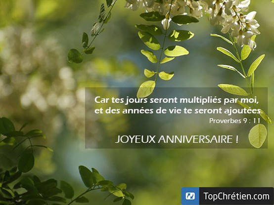 Joyeux anniversaire