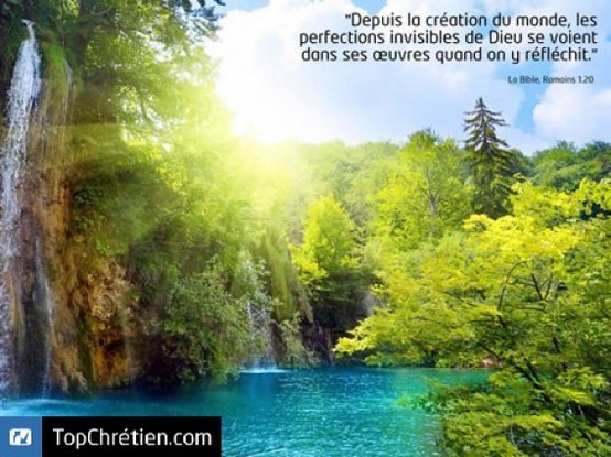 La création, merveille de Dieu