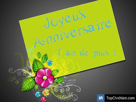 Joyeux Anniversaire