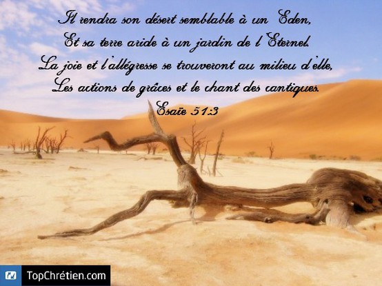 Esaïe 51:3