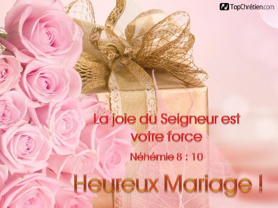 heureux mariage