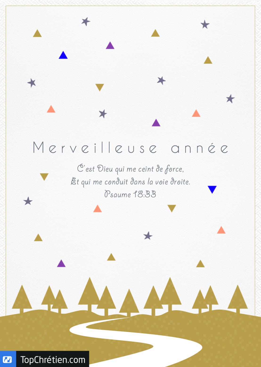 Merveilleuse année