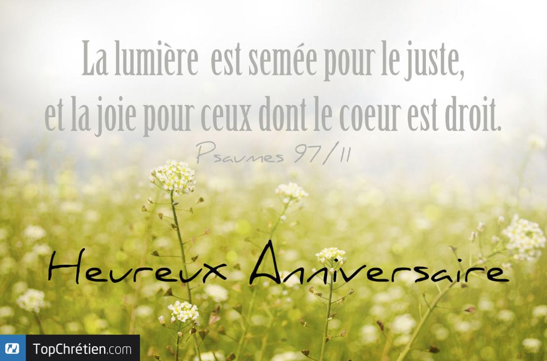 Heureux anniversaire