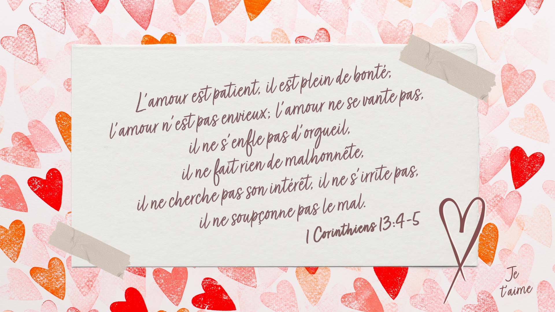 Je t'aime