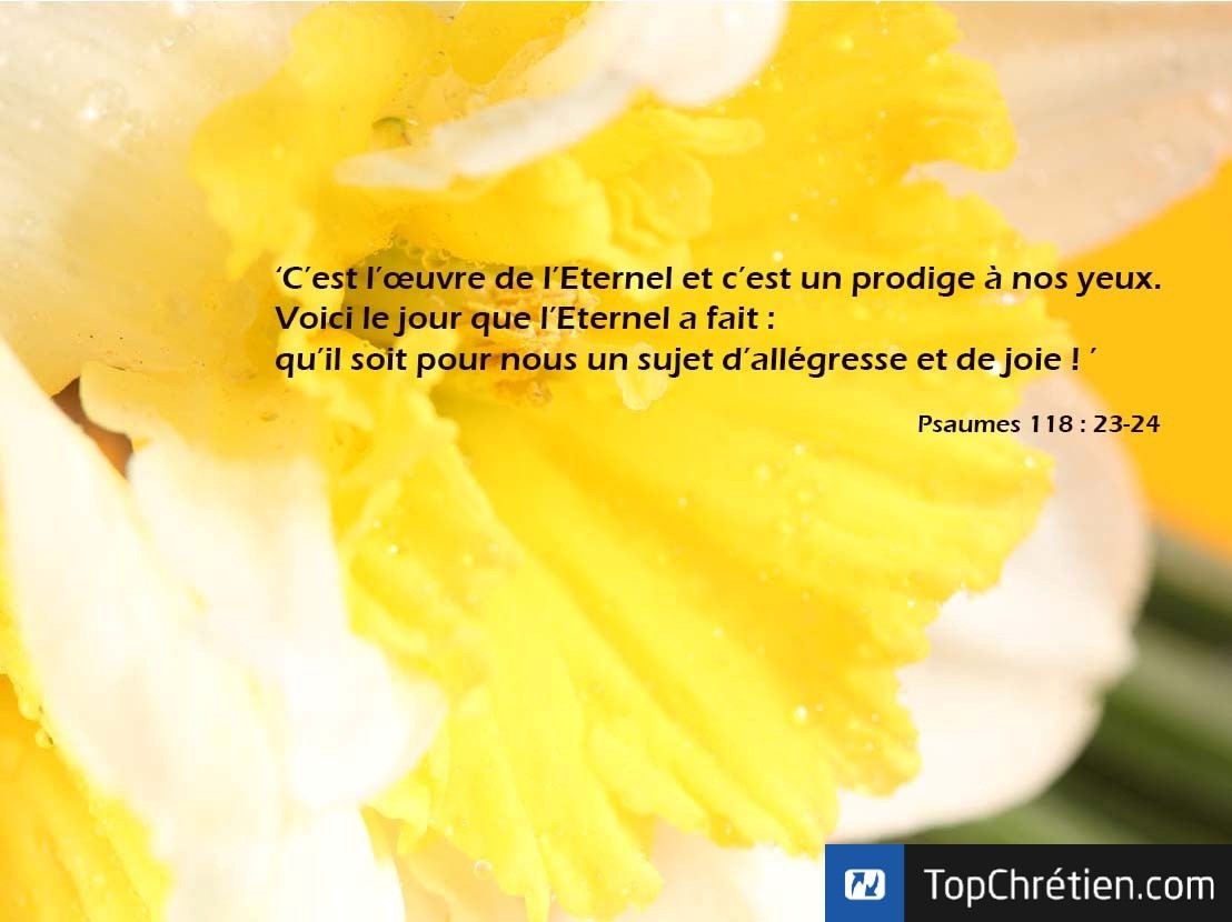 Psaume 118:23-24
