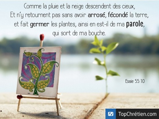 Esaïe 55:10