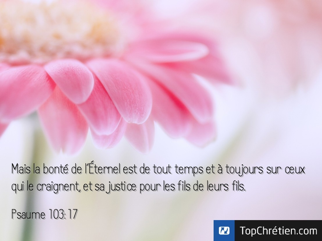 Psaume 103:17