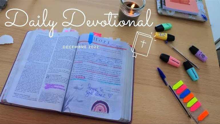 Mon daily devotional - Décembre 2022