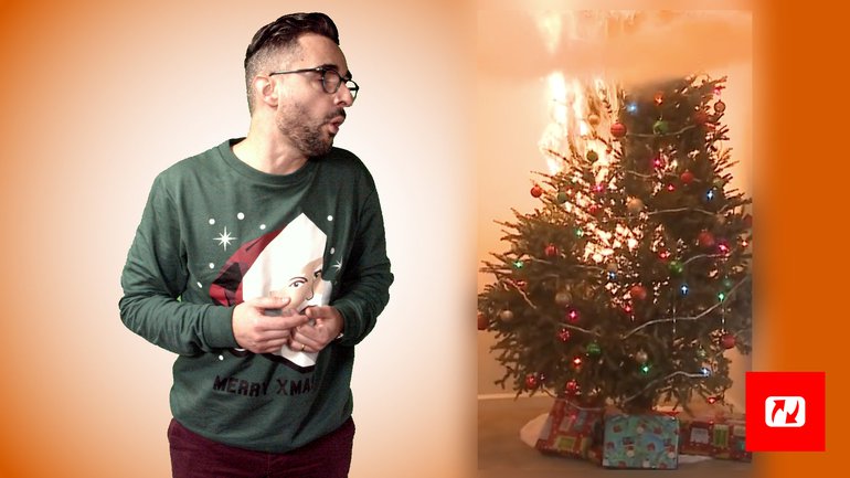 JE BRÛLE MON SAPIN DE NOËL !!!
