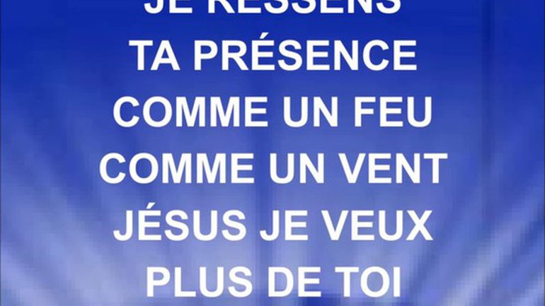Je viens dans Ta maison