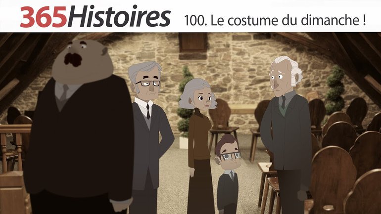 100. Le costume  du dimanche !