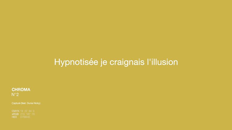 CHROMA No  2: Capturé (feat. Dunia Nicky)