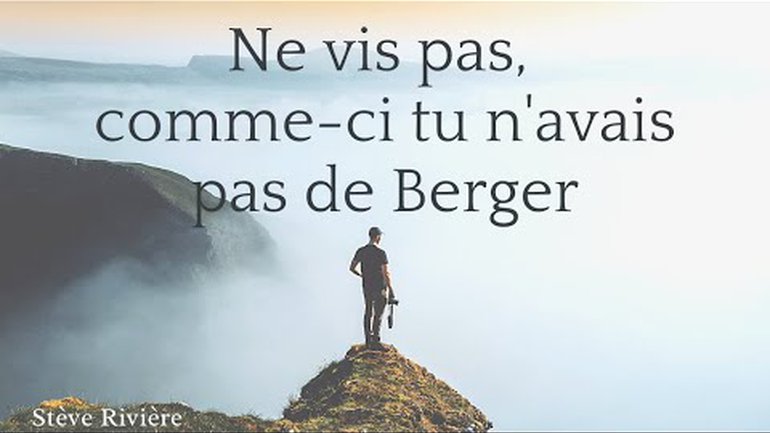 Ne vis pas comme-ci, tu étais sans Berger - Stève Rivière