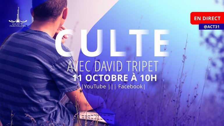 Une vie transformée par David Tripet | Romains 12 | culte en direct de l'ACT