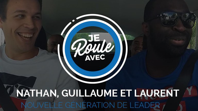 Je roule avec Nathan, Guillaume et Laurent