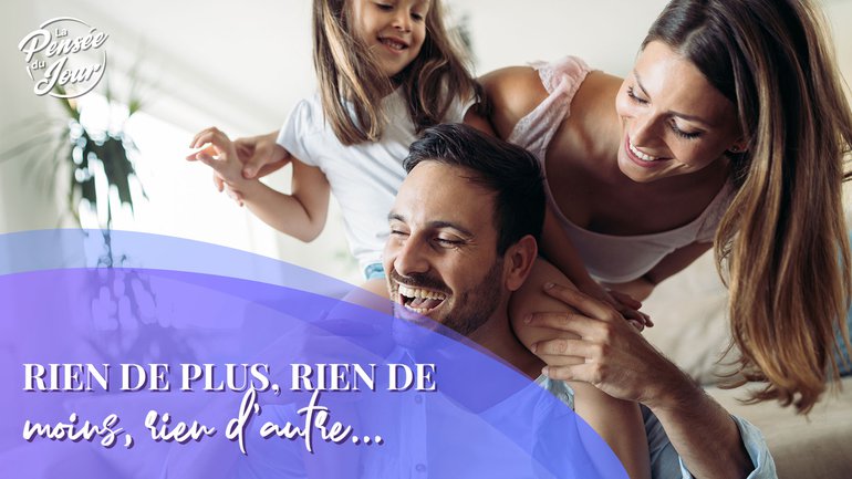 Rien de plus, rien de moins, rien d’autre…