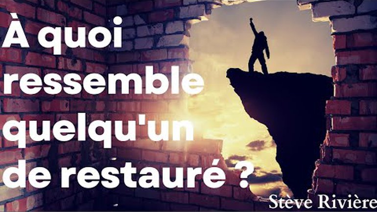 À quoi ressemble quelqu'un de restaurer ? - Stève Rivière