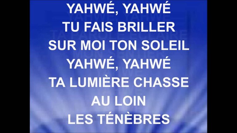 Samuel Olivier - Yahwé