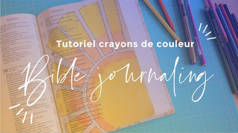 Bible Journaling - DIY Crayons de Couleur