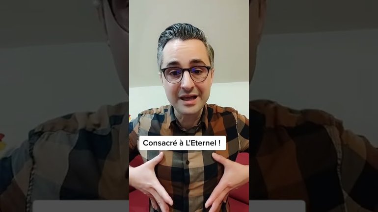 Consacré à l'Eternel !