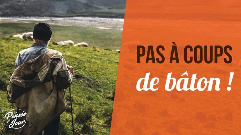 Pas à coups de bâton !