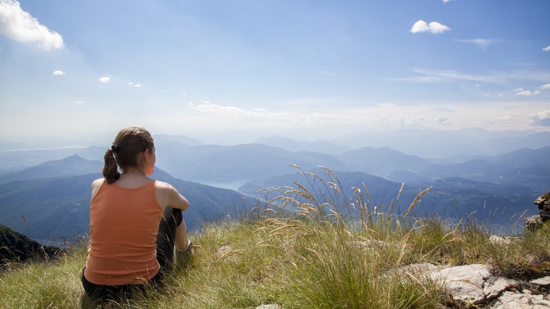 Sur la haute montagne