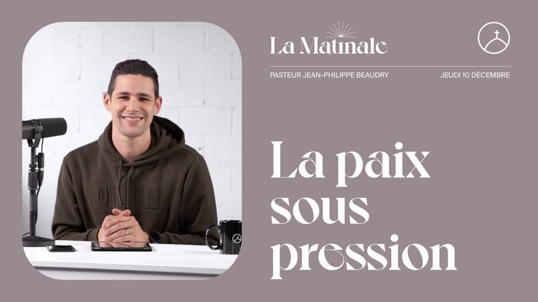 La paix sous pression | Jean-Philippe Beaudry