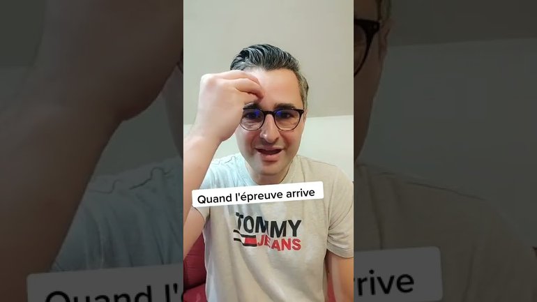Quand l'épreuve arrive...