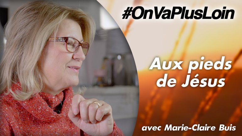 Marie-Claire Buis // Aux pieds de Jesus